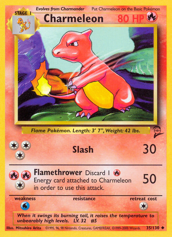 Charmeleon (35/130) [Base Set 2] | North Game Den