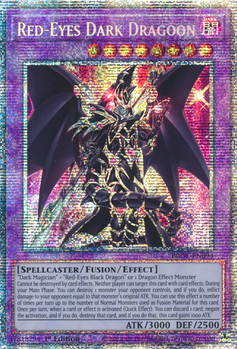 Red-Eyes Dark Dragoon [BROL-EN094] Starlight Rare | North Game Den