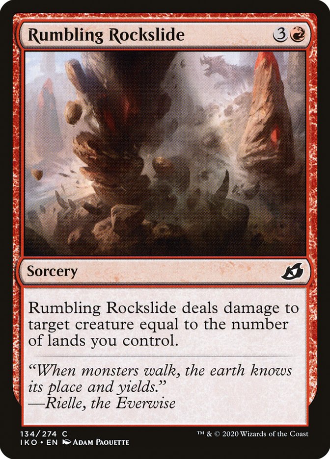 Rumbling Rockslide [Ikoria: Lair of Behemoths] | North Game Den