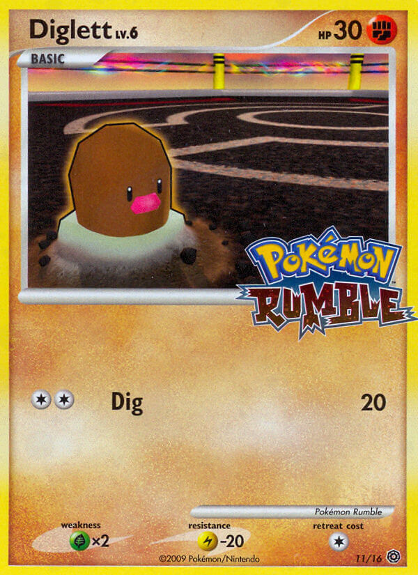 Diglett (11/16) [Pokémon Rumble] | North Game Den