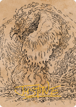 Nemesis Phoenix Art Card (Gold-Stamped Signature) [Commander Legends: Battle for Baldur's Gate Art Series] | North Game Den