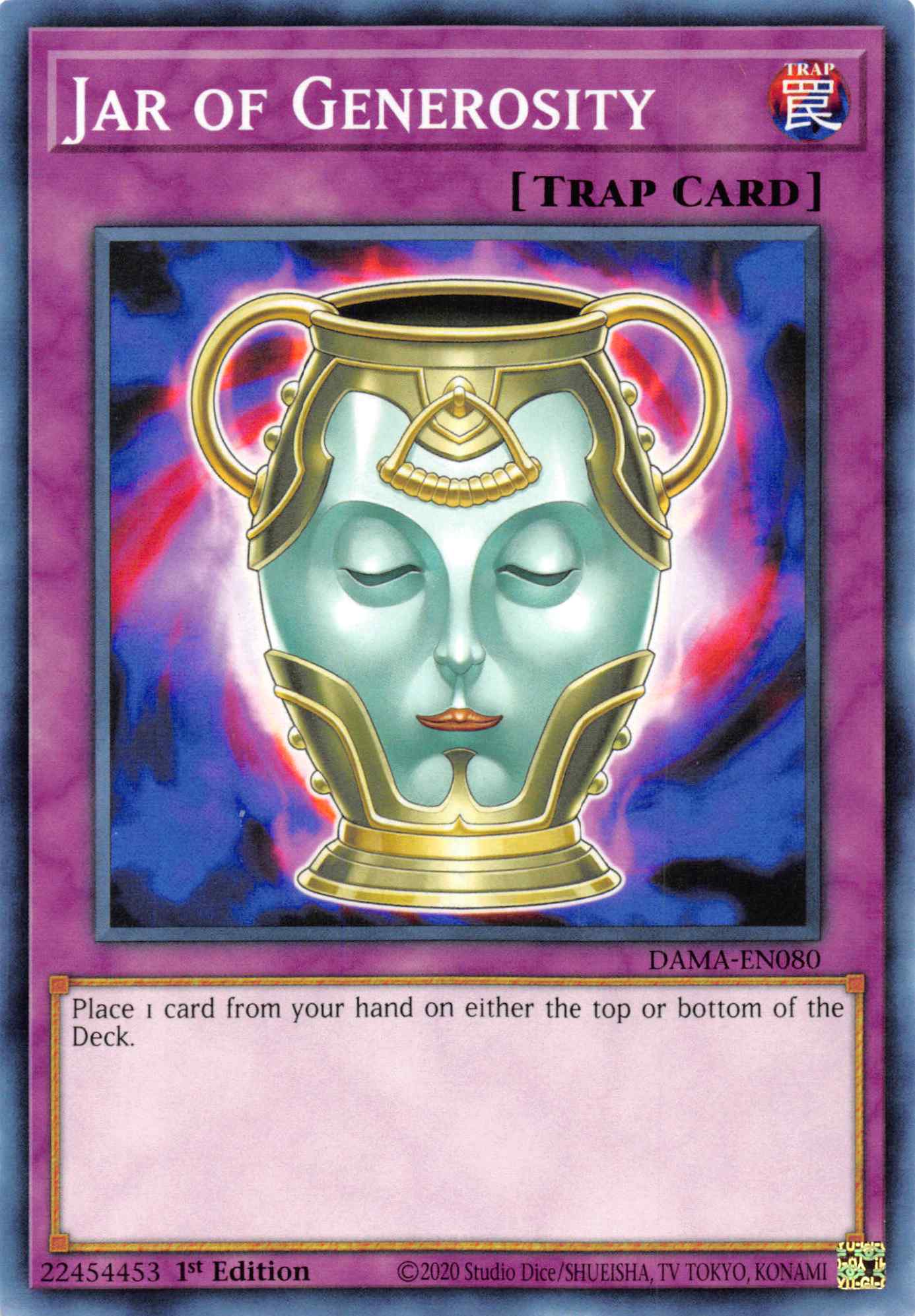 Jar of Generosity [DAMA-EN080] Common | North Game Den