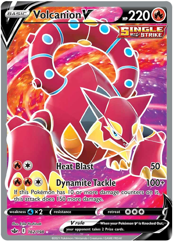 Volcanion V (162/198) [Sword & Shield: Chilling Reign] | North Game Den