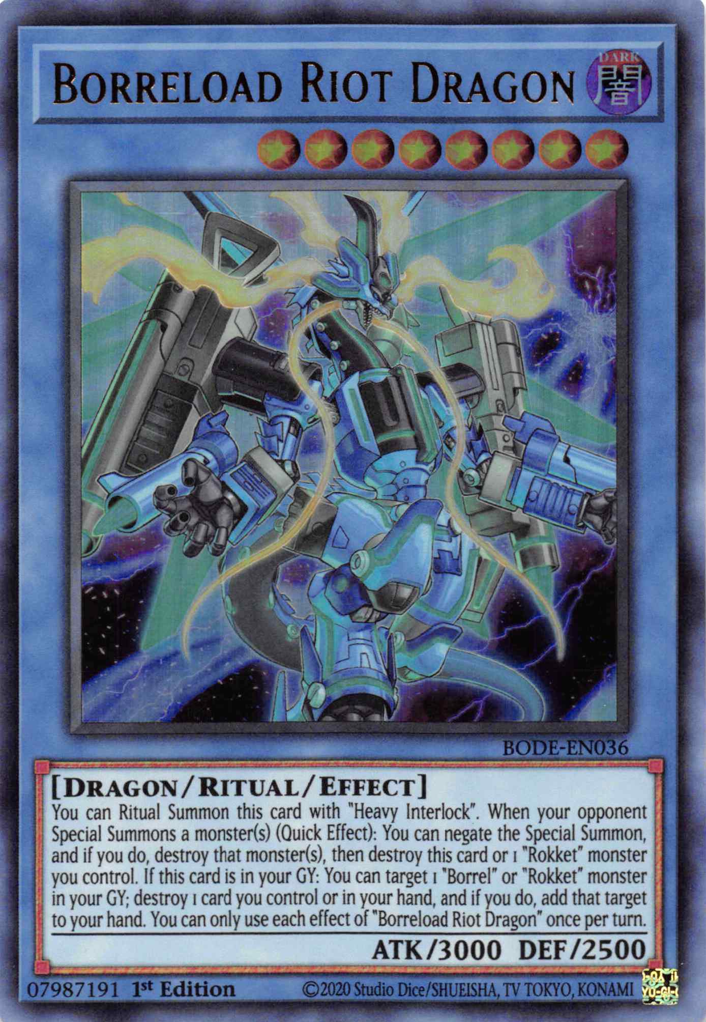 Borreload Riot Dragon [BODE-EN036] Ultra Rare | North Game Den