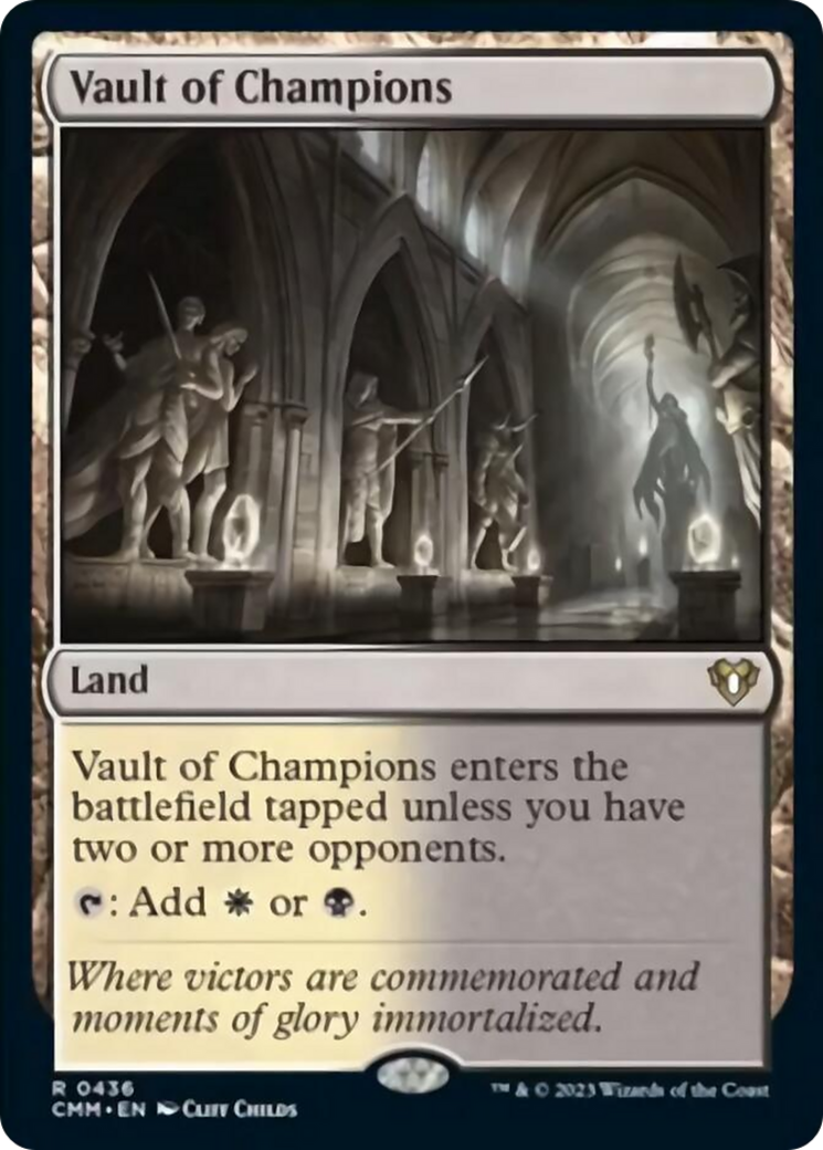 Vault of Champions [Commander Masters] | North Game Den