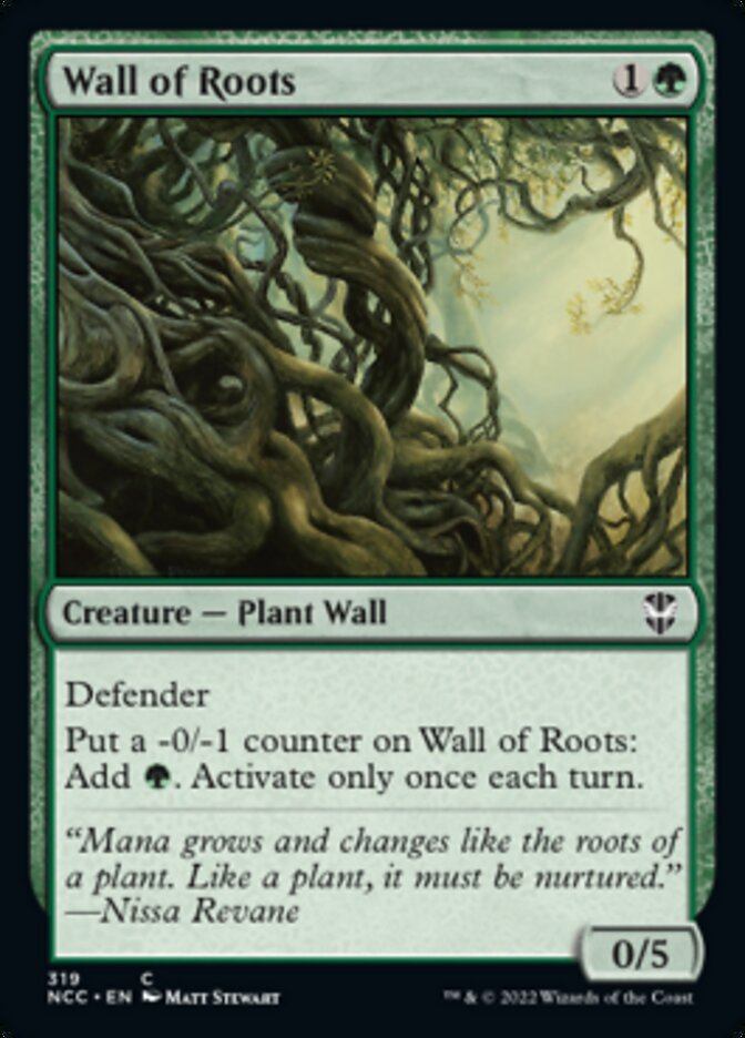 Wall of Roots [Streets of New Capenna Commander] | North Game Den