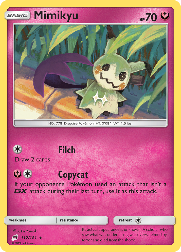 Mimikyu (112/181) [Sun & Moon: Team Up] | North Game Den