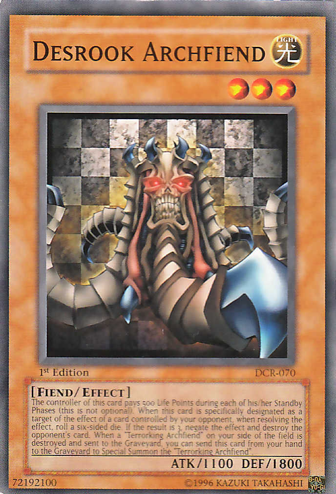 Desrook Archfiend [DCR-070] Common | North Game Den