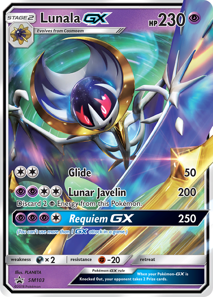 Lunala GX (SM103) [Sun & Moon: Black Star Promos] | North Game Den