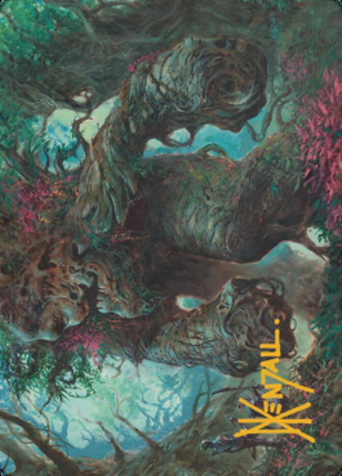 Magnigoth Sentry Art Card (Gold-Stamped Signature) [Dominaria United Art Series] | North Game Den
