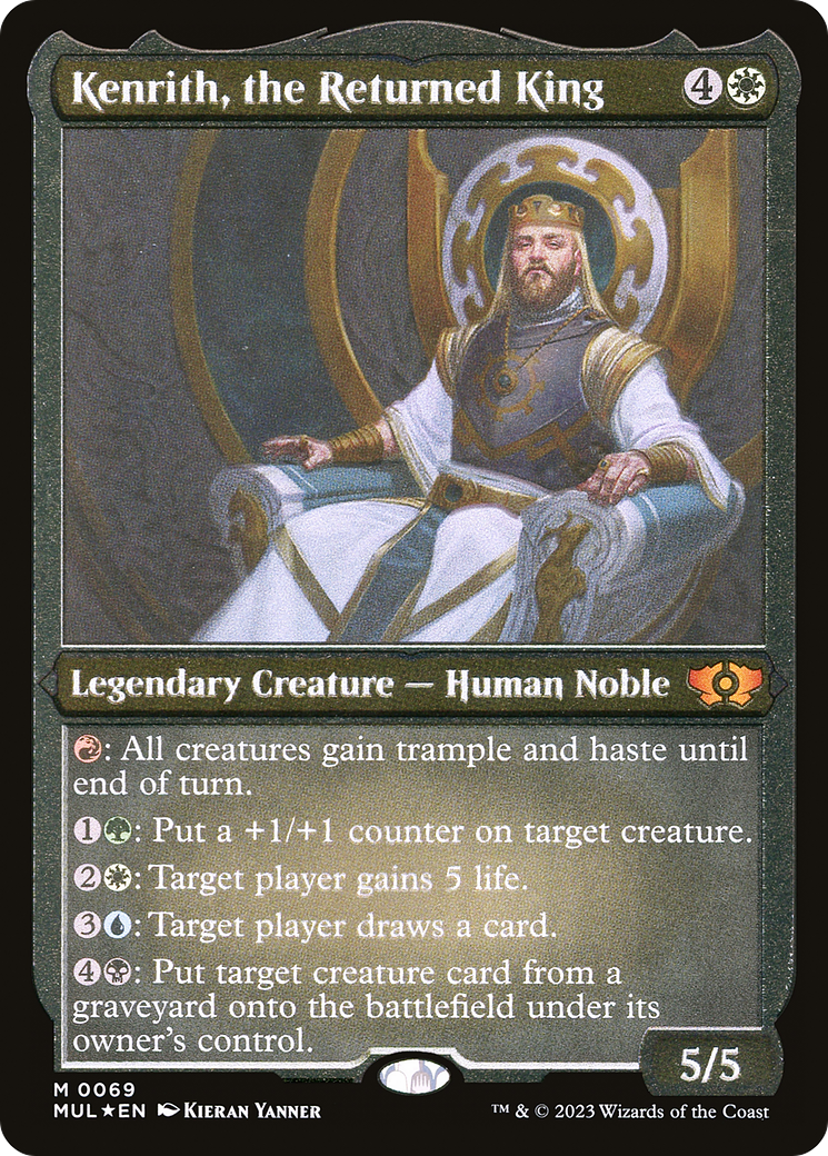 Kenrith, the Returned King (Foil Etched) [Multiverse Legends] | North Game Den
