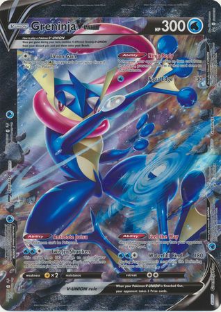 Greninja V-Union (Jumbo Card) [Sword & Shield: Black Star Promos] | North Game Den
