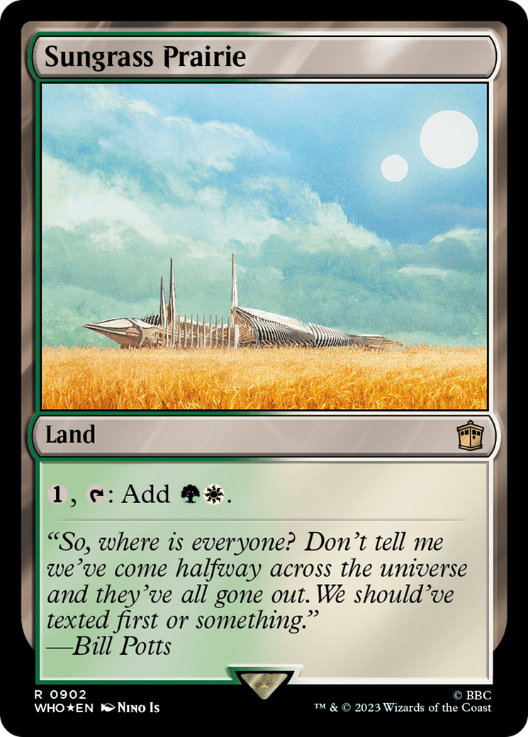 Sungrass Prairie (Surge Foil) [Doctor Who] | North Game Den