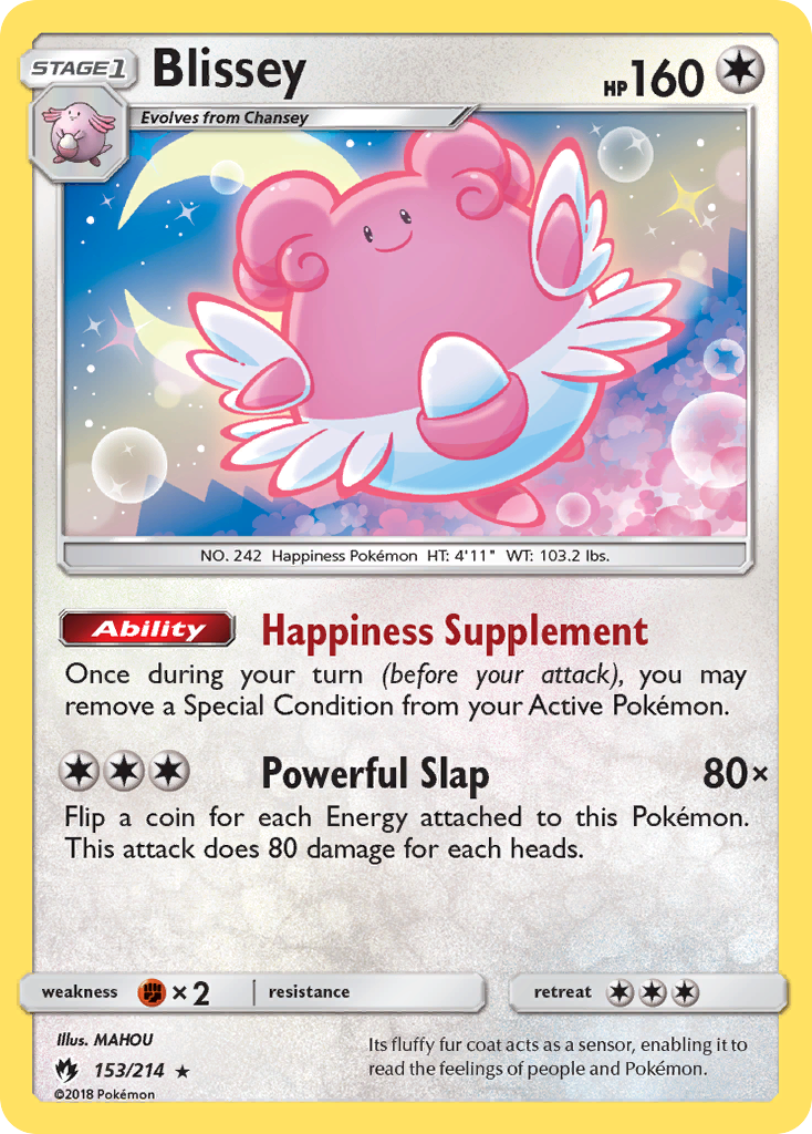 Blissey (153/214) [Sun & Moon: Lost Thunder] | North Game Den