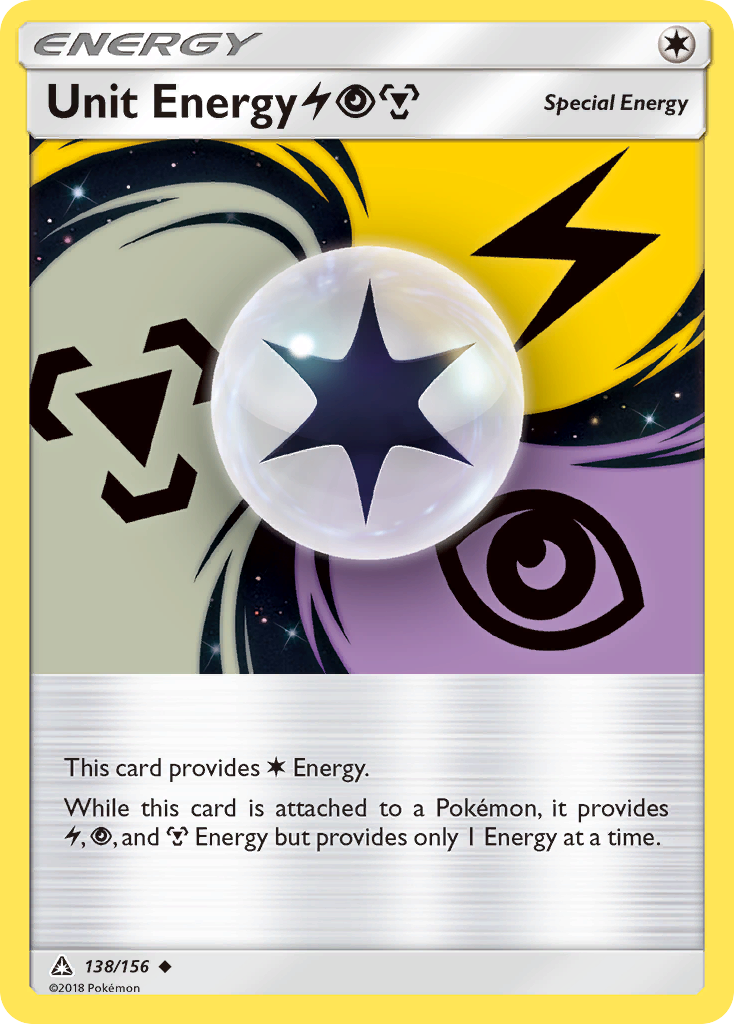 Unit Energy (138/156) (Lightning, Psychic, Metal) [Sun & Moon: Ultra Prism] | North Game Den