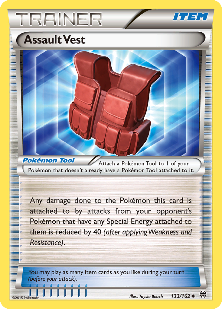 Assault Vest (133/162) [XY: BREAKthrough] | North Game Den