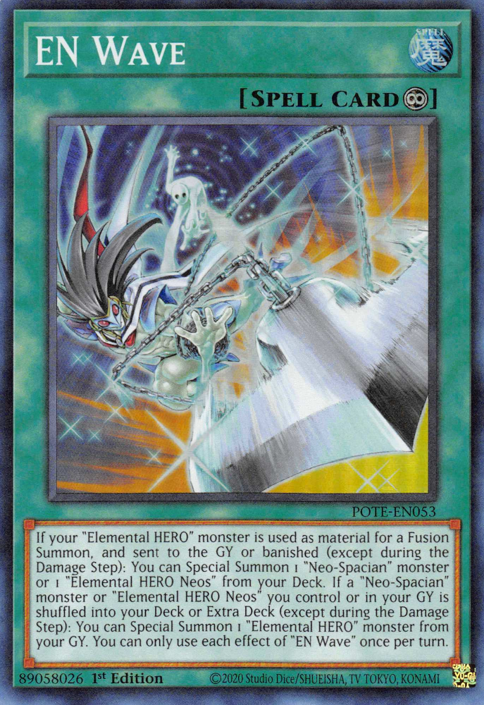 EN Wave [POTE-EN053] Super Rare | North Game Den