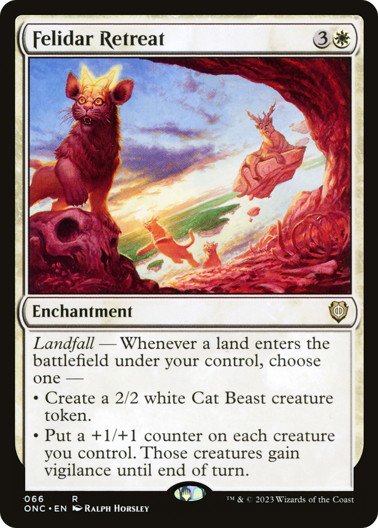 Felidar Retreat [Phyrexia: All Will Be One Commander] | North Game Den