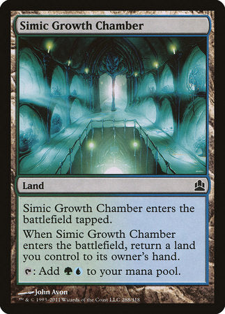 Simic Growth Chamber [Commander 2011] | North Game Den