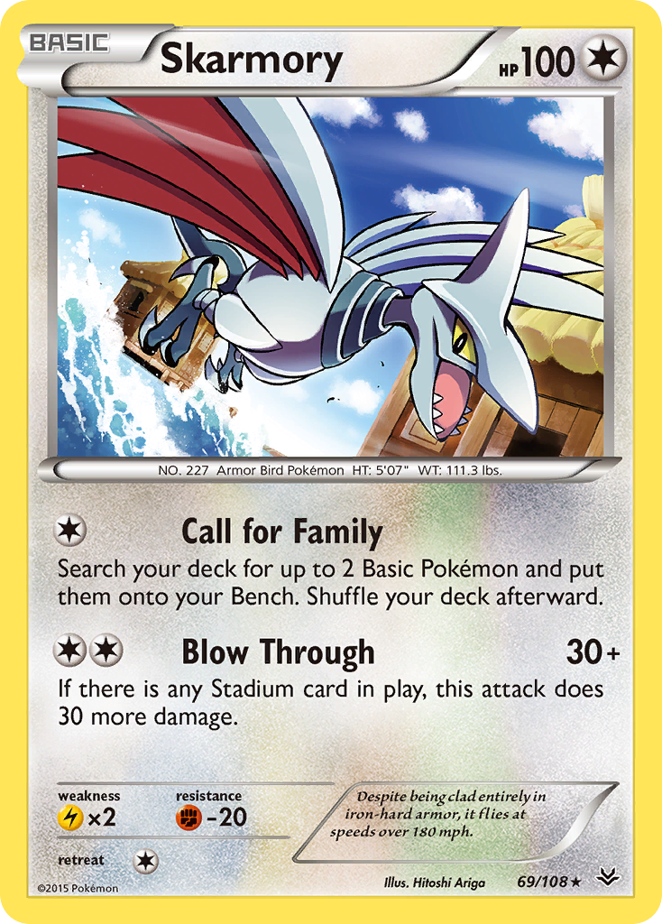 Skarmory (69/108) [XY: Roaring Skies] | North Game Den