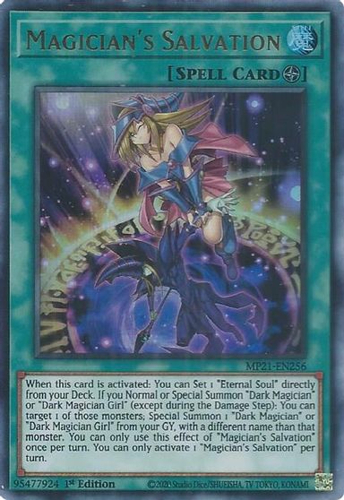 Magician's Salvation [MP21-EN256] Ultra Rare | North Game Den