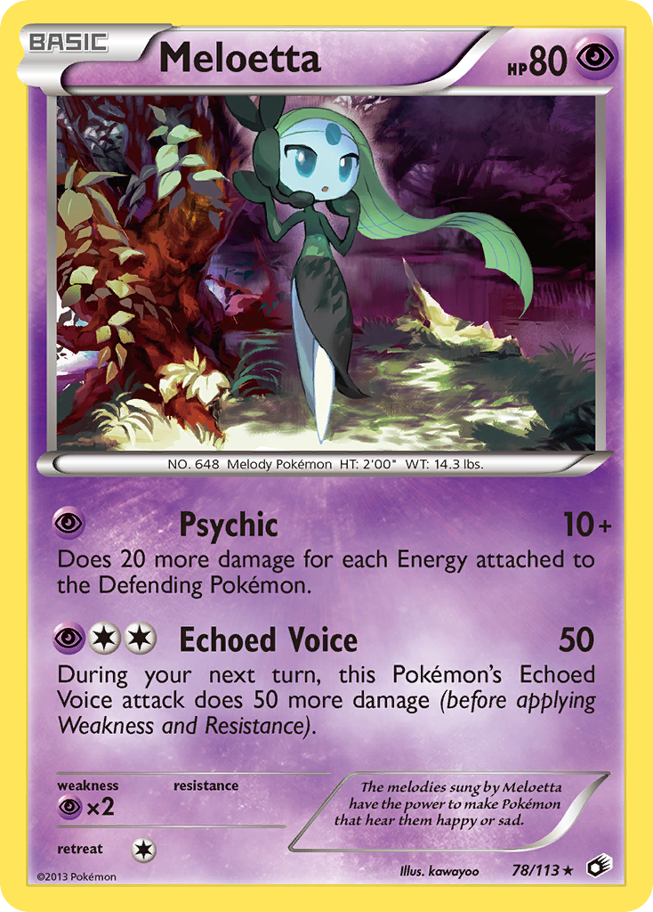 Meloetta (78/113) [Black & White: Legendary Treasures] | North Game Den