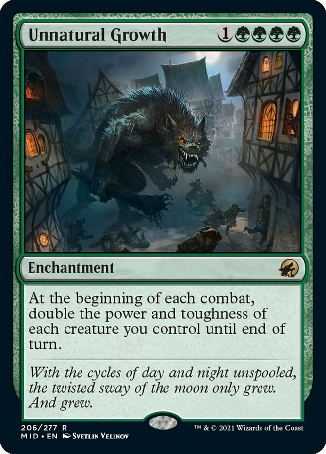 Unnatural Growth [Innistrad: Midnight Hunt] | North Game Den
