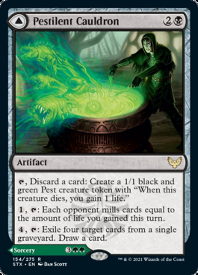 Pestilent Cauldron // Restorative Burst [Strixhaven: School of Mages] | North Game Den