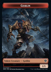 Soldier // Goblin Double-sided Token [Dominaria United Tokens] | North Game Den