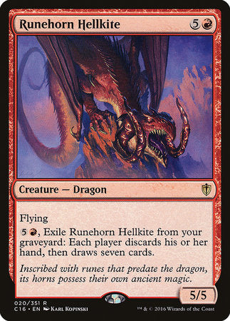 Runehorn Hellkite [Commander 2016] | North Game Den