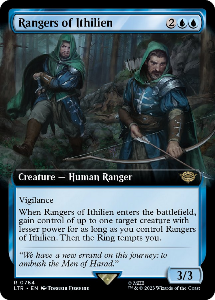 Rangers of Ithilien (Extended Art) (Surge Foil) [The Lord of the Rings: Tales of Middle-Earth] | North Game Den