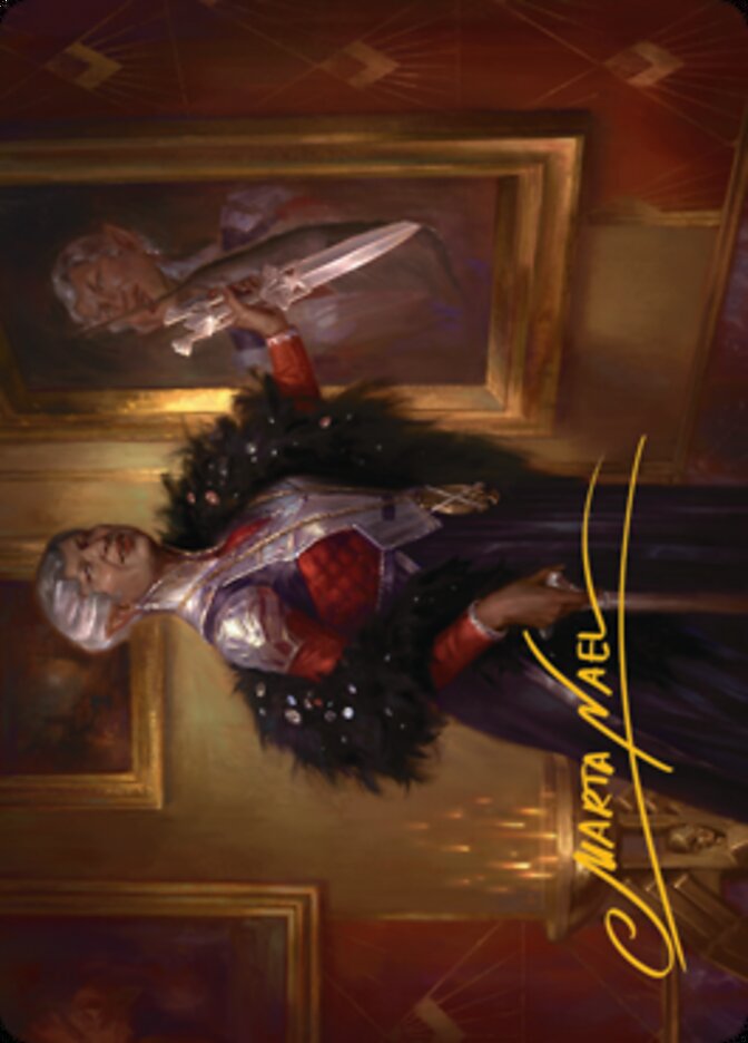 Evelyn, the Covetous Art Card (Gold-Stamped Signature) [Streets of New Capenna Art Series] | North Game Den