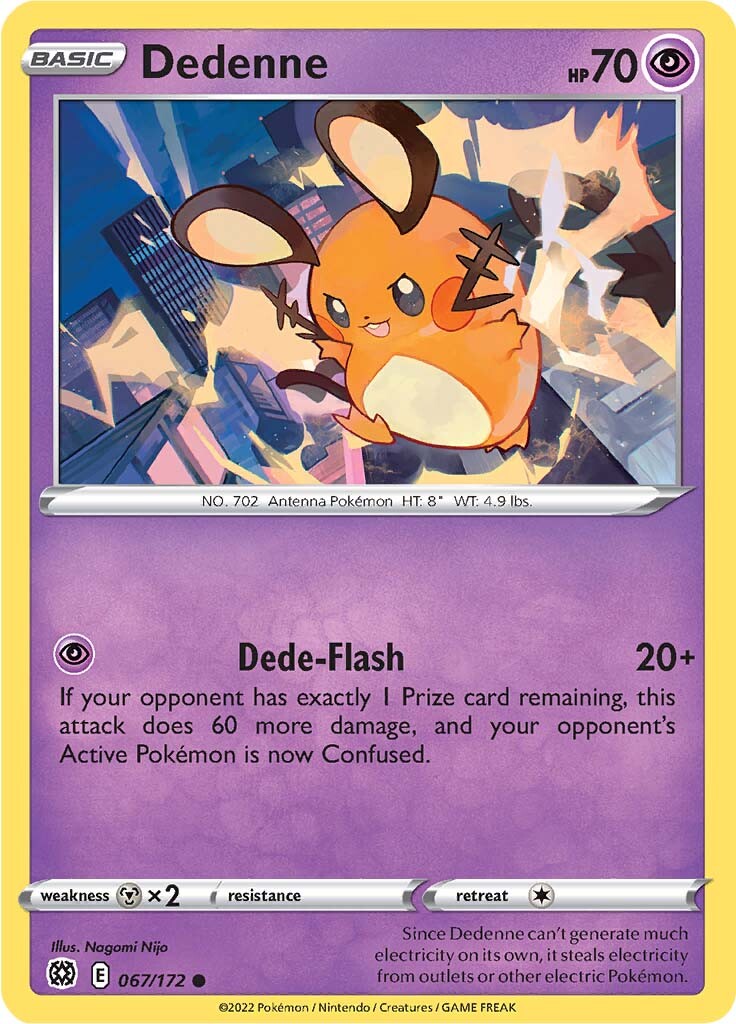 Dedenne (067/172) [Sword & Shield: Brilliant Stars] | North Game Den