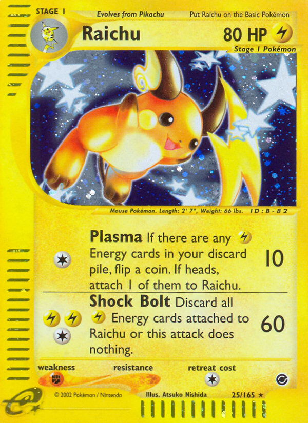 Raichu (25/165) [Expedition: Base Set] | North Game Den