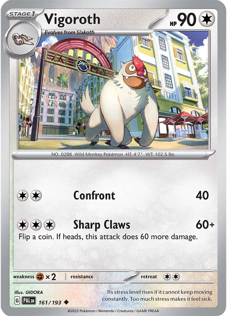 Vigoroth (161/193) [Scarlet & Violet: Paldea Evolved] | North Game Den