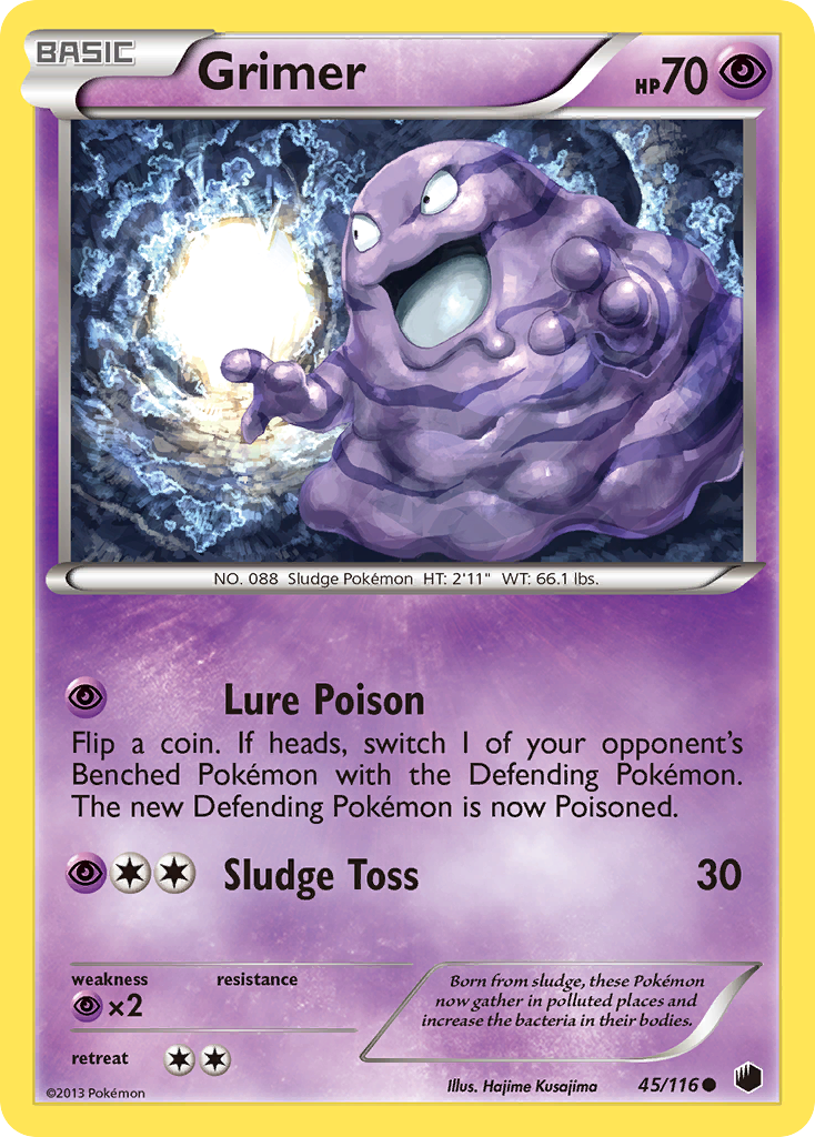 Grimer (45/116) [Black & White: Plasma Freeze] | North Game Den