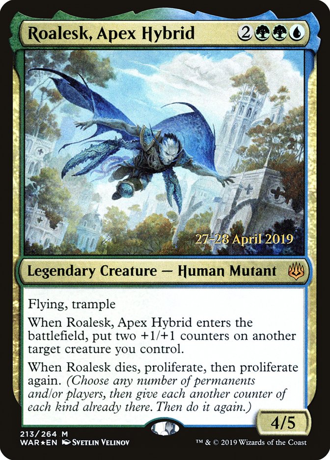 Roalesk, Apex Hybrid  [War of the Spark Prerelease Promos] | North Game Den