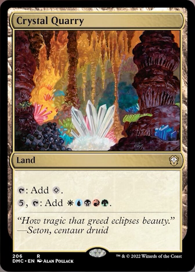 Crystal Quarry [Dominaria United Commander] | North Game Den