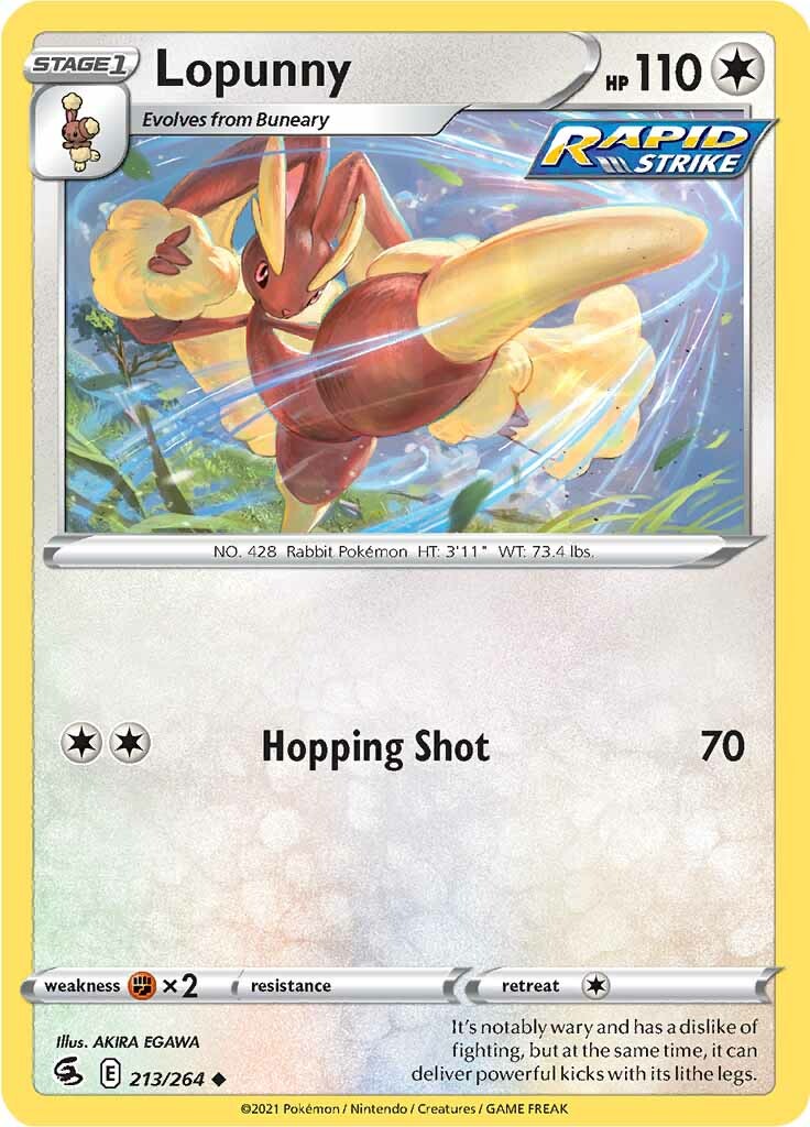 Lopunny (213/264) [Sword & Shield: Fusion Strike] | North Game Den