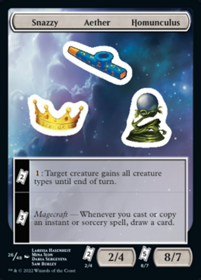 Snazzy Aether Homunculus [Unfinity Stickers] | North Game Den