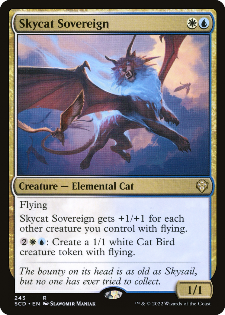 Skycat Sovereign [Starter Commander Decks] | North Game Den
