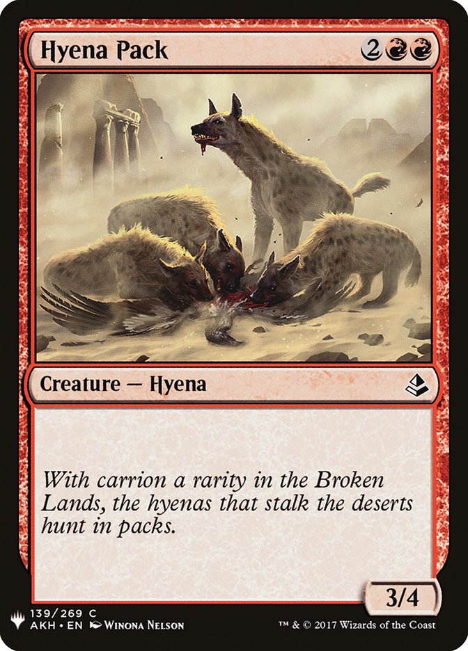 Hyena Pack [Mystery Booster] | North Game Den