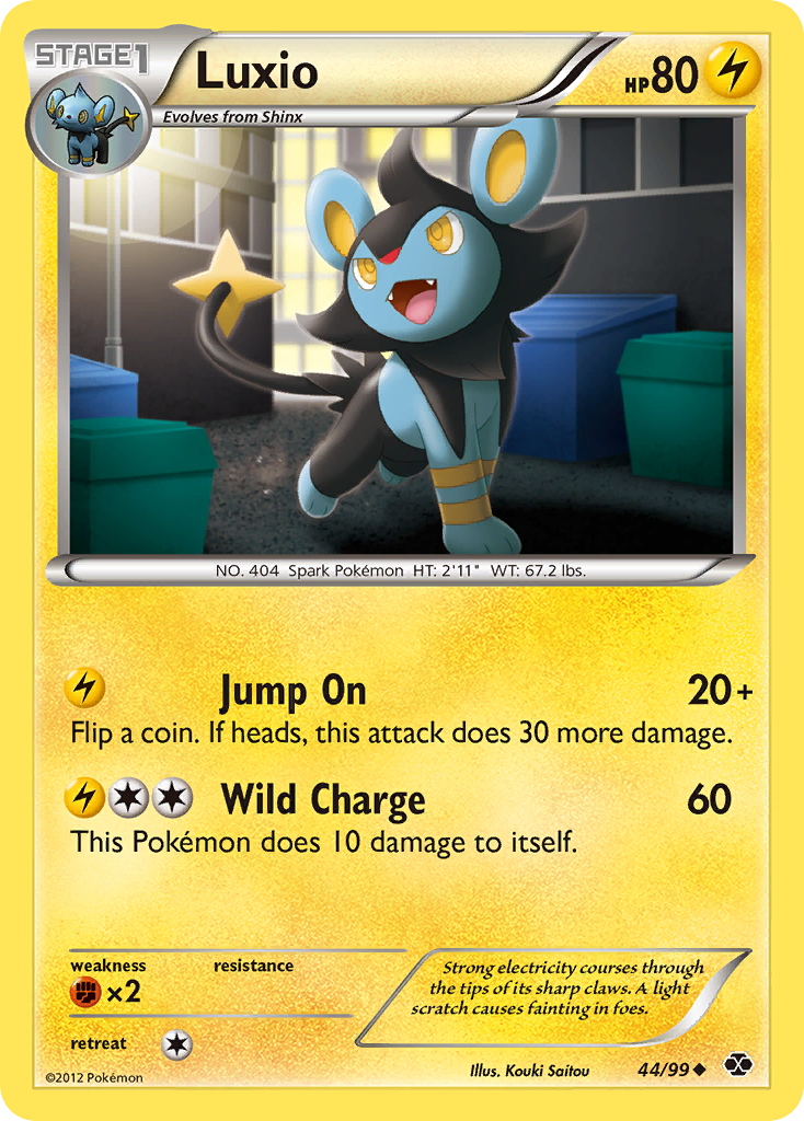 Luxio (44/99) [Black & White: Next Destinies] | North Game Den