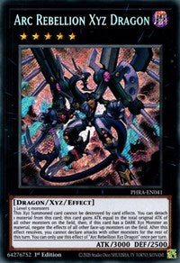 Arc Rebellion Xyz Dragon [PHRA-EN041] Secret Rare | North Game Den