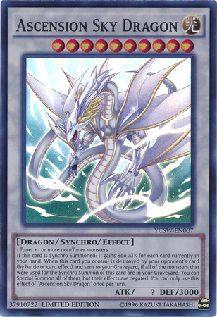 Ascension Sky Dragon [YCSW-EN007] Super Rare | North Game Den