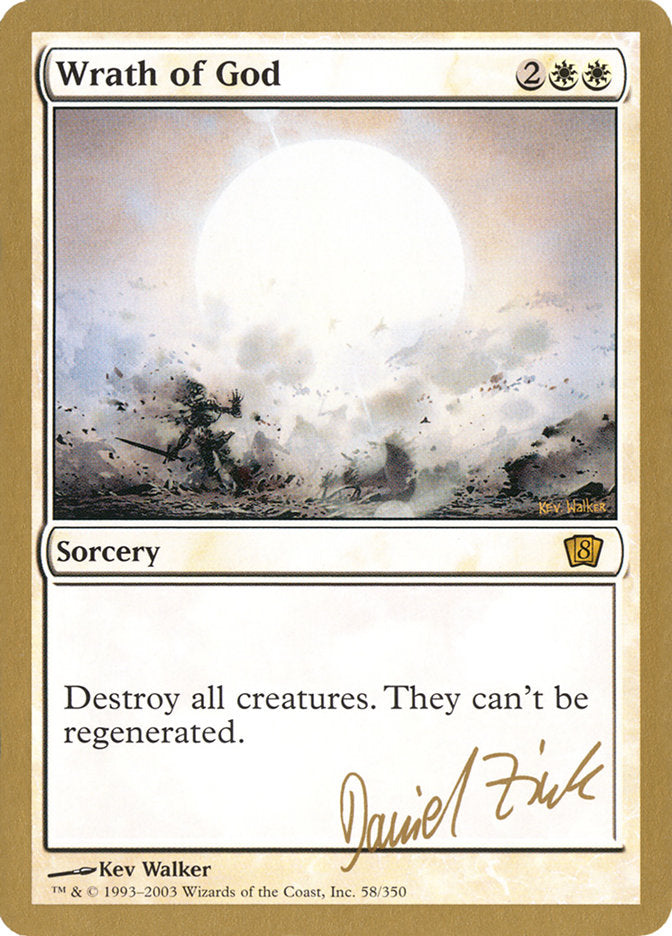 Wrath of God (Daniel Zink) [World Championship Decks 2003] | North Game Den