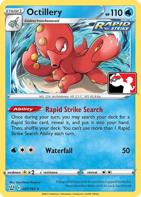 Octillery (037/163) [Prize Pack Series One] | North Game Den