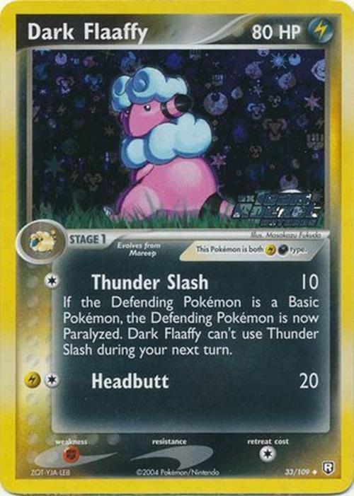 Dark Flaaffy (33/109) (Stamped) [EX: Team Rocket Returns] | North Game Den