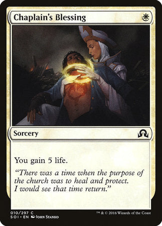 Chaplain's Blessing [Shadows over Innistrad] | North Game Den