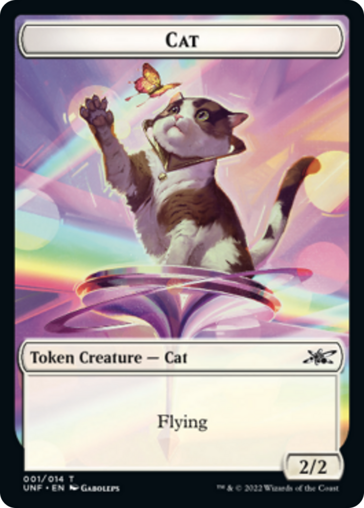 Cat // Balloon Double-sided Token [Unfinity Tokens] | North Game Den